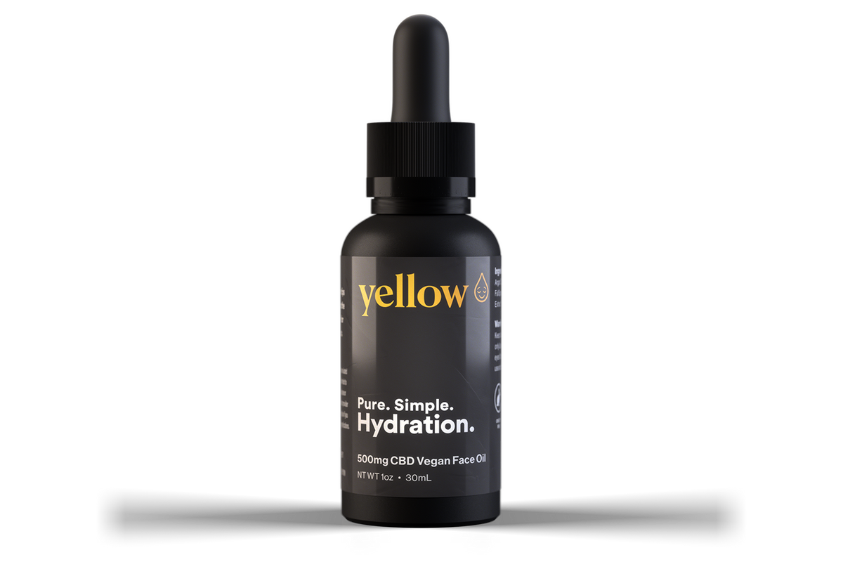 CBD Vegan face oil | Yellow CBD