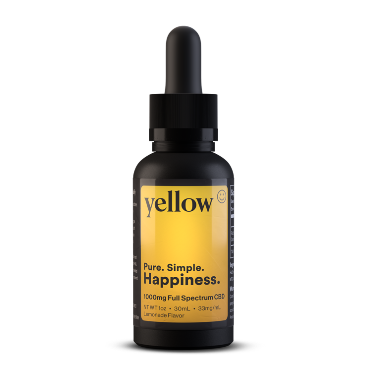 Yellow CBD 1000 mg CBD Tincture